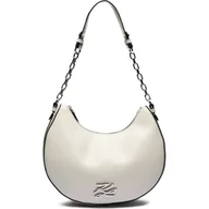 Torebki damskie - Karl Lagerfeld Skórzane hobo K/AUTOGRAPH - miniaturka - grafika 1