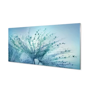 Szklana płyta Krople dmuchawiec makro 120x60 cm - Dekoracje domu - miniaturka - grafika 1