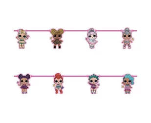 PROCOS DISNEY Baner urodzinowy LOL Glitterati - cm - 1 szt. 91055 - Urodziny dziecka - miniaturka - grafika 1