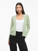 Swetry damskie - Vila Kardigan "Viril" w kolorze zielonym - miniaturka - grafika 1
