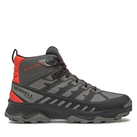 Buty trekkingowe męskie - Trekkingi Merrell Speed Eco Mid Wp J038115 Szary - miniaturka - grafika 1