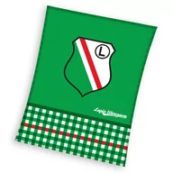 Koce i narzuty dla dzieci - Koc polarowy Legia Warszawa 1Y38CC 1Y38CC SAM  One size - miniaturka - grafika 1