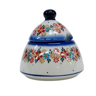 Ceramiczna cukiernica BEL Ceramika Bolesławiec - Cukiernice - miniaturka - grafika 1