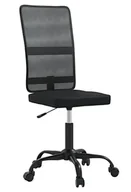 Fotele i krzesła biurowe - Elior Czarny siatkowy fotel biurowy bez podłokietników T3-N92 - miniaturka - grafika 1