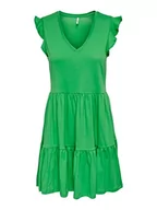Sukienki - ONLY Kobiety ONLMAY Cap Sleev FRIL Dress Box JRS NOOS sukienka, Kelly Green, S, zielony (Kelly Green), S - miniaturka - grafika 1