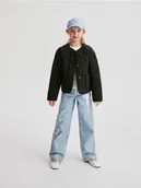 Kurtki i płaszcze dla dziewczynek - Reserved - Pikowana kurtka - czarny - miniaturka - grafika 1