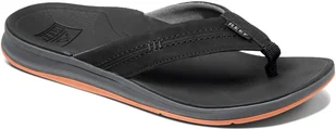 japonki męskie REEF ORTHO-BOUNCE COAST Black - Klapki i japonki męskie - miniaturka - grafika 1