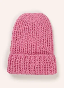 Maiami Czapka Z Alpaki pink - Czapki damskie - miniaturka - grafika 1