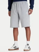 Spodenki męskie - adidas Szorty sportowe Trefoil Essentials JV6053 Szary Loose Fit - miniaturka - grafika 1