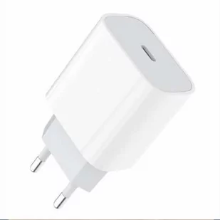 Szybka ładowarka sieciowa USB-C 20W iPhone iPad Biała - Ładowarki do telefonów - miniaturka - grafika 1