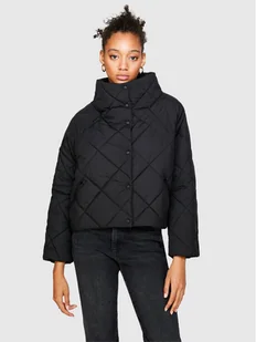 Sisley Kurtka zimowa 2WDYLN02M Czarny Wide Fit - Kurtki damskie - miniaturka - grafika 1