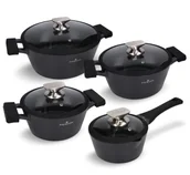 Zestawy garnków i patelni - Zestaw garnków 8 el. Black Stone Zwieger - miniaturka - grafika 1