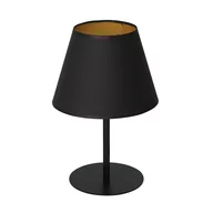 Lampy stojące - Luminex Arden 3502 Lampa stołowa lampka 1x60W E27 czarny/złoty - miniaturka - grafika 1
