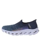 Kapcie damskie - Skechers Slippersy "Go Walk Glide" w kolorze granatowym - miniaturka - grafika 1