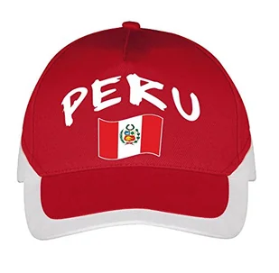 Supportershop męska czapka Peru Red/Red Jeden rozmiar - Czapki damskie - miniaturka - grafika 1