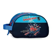Kosmetyczki, organizery i kuferki - Marvel Spiderman Totally Awesome Neceser Adaptable Niebieski 24x14x10 cms Poliester, niebieski, Neceser Adaptable, dopasowująca się kosmetyczka - miniaturka - grafika 1