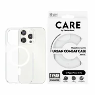 Etui i futerały do telefonów - Etui CARE by PanzerGlass Urban Combat Case MagSafe na iPhone 15 Pro - białe - miniaturka - grafika 1