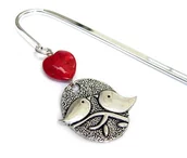 Zakładki do książek - Zakładka - zakochane ptaszki - miniaturka - grafika 1