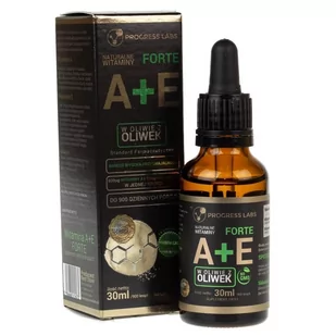 Progress Labs Progress Labs Witamina A+E FORTE w kroplach - 30 ml - Witaminy i minerały - miniaturka - grafika 1