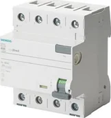 Bezpieczniki elektryczne - Siemens Wyłącznik różnicowoprądowy 63A 100mA 3+N 400V - miniaturka - grafika 1