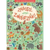 Kolorowanki, wyklejanki - Znajdź ukryte zwierzaki. Ćwicz spostrzegawczość - Claire Stamper - miniaturka - grafika 1