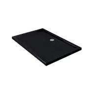 Brodziki prysznicowe - MEXEN SLIM PROSTOKĄTNY CZARNY 100 x 90 cm + SYFON 40709010 40709010 - miniaturka - grafika 1