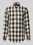 Koszule męskie - Koszula casualowa regular fit z kołnierzykiem typu kent - miniaturka - grafika 1