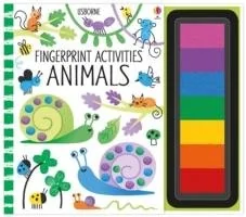 USBORNE PUBLISHING Fingerprint Activities: Animals - Pozostałe książki - miniaturka - grafika 1