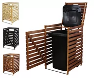 Kosze na śmieci - Pojedyncza obudowa na kosze OBK 1x240L Brązowa / Wamar-Sosenka - miniaturka - grafika 1