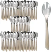 Łyżeczki - Sztućce Ritzenhoff Beauty 60x łyżeczka do kawy taupe - miniaturka - grafika 1