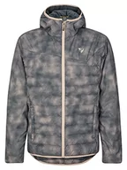 Kurtki męskie - Ziener Męska kurtka termiczna NANTANO Outdoor / Skitour | wiatroszczelna, wełna, bez PFC, cloudy beige, 46 - miniaturka - grafika 1