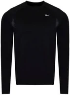 Koszulki męskie - REEBOK - BLUZKA Z DŁUGIM RĘKAWEM RUNNING SPEEDWICK LS TEE HG6734 czarna - miniaturka - grafika 1