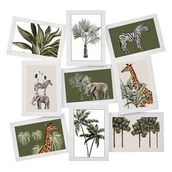 Ramki na zdjęcia - Ramka na 9 zdjęć Cali biała - miniaturka - grafika 1