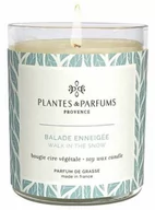 Świece - PLANTES&PARFUMS PROVENCE Świeca zapachowa perfumowana 180g kolekcja Fall/Winter - Walk in the Snow - Spacer po Zimowym Lesie - miniaturka - grafika 1