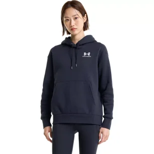 Bluza damska Under Armour Essential Fleece Hoodie - Bluzy sportowe damskie - miniaturka - grafika 1