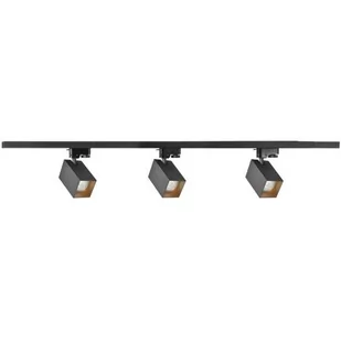 Zestaw szynowy GOLDLUX Square 321732 (1 m) Czarno-złoty - Lampy sufitowe - miniaturka - grafika 1