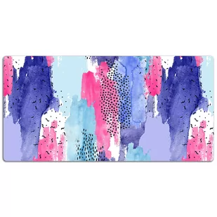 Mata na biurko Malowana abstrakcja 120x60 cm - Podkładki na biurko - miniaturka - grafika 1