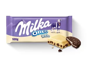 Czekolada MILKA OREO White biała 100g - Czekolada - miniaturka - grafika 1