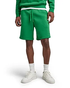 G-STAR RAW Męskie szorty Premium Core Sweat Shorts, zielone (Jolly Green C235-D608), S, zielony (Jolly Green C235-d608), S - Spodenki damskie - miniaturka - grafika 1