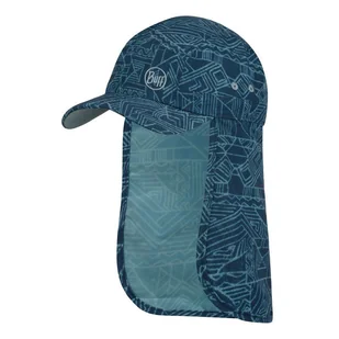 Czapka z daszkiem BUFF® SAHARA CAP KIDS KASAI NIGHT BLUE - Czapki dla dzieci - miniaturka - grafika 1