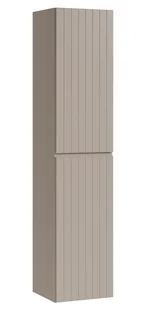 Beżowy wiszący regał łazienkowy z lamelami Z5-K87 - Szafki łazienkowe Beżowy wiszący regał łazienkowy z lamelami Z5-K87 - Szafki łazienkowe - miniaturka - grafika 1