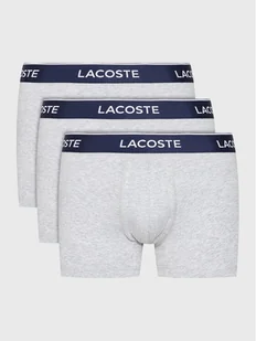 Lacoste Komplet 3 par bokserek 5H3389 Szary - Majtki męskie - miniaturka - grafika 1