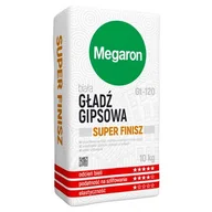 Gipsy i gładzie gipsowe - Gładź gipsowa biała SUPER FINISZ Gt-120 10 kg Megaron - miniaturka - grafika 1