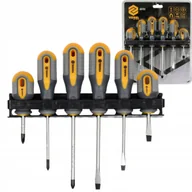 Śrubokręty - Vorel Komplet Wkrętaki Śrubokręty Płaskie Philips Zestaw 6 Elementów 60783 - miniaturka - grafika 1