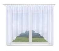 Firany - FIRANA GOTOWA 400X120, ŁUK,BIAŁY WOAL, LAMÓWKA - miniaturka - grafika 1