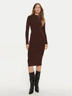 Sukienki - Marciano Guess Sukienka dzianinowa 4BGK45 5036Z Brązowy Regular Fit - miniaturka - grafika 1