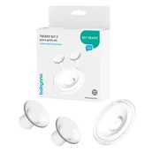 Laktatory - Babyono Twinny Kit II Zestaw Części Zamiennych Do Laktatora Twinny 3 El. Osłonka I Reduktory - miniaturka - grafika 1