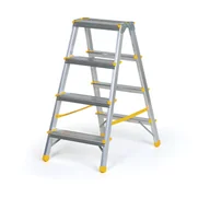 Pozostałe wyposażenie warsztatu - Aluminiowe stopnie dwustronne ALVE EUROSTYL, 2x4 stopnie, wysokość 0,84 m - miniaturka - grafika 1