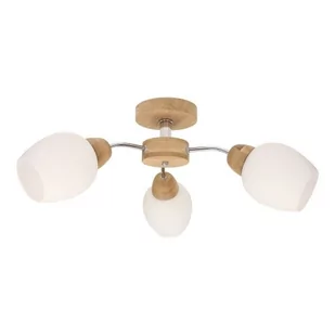 Spotlight Parma Wood lampa sufitowa 3-punktowa dąb olejowany/biały 8320374 8320374 - Lampy sufitowe - miniaturka - grafika 1