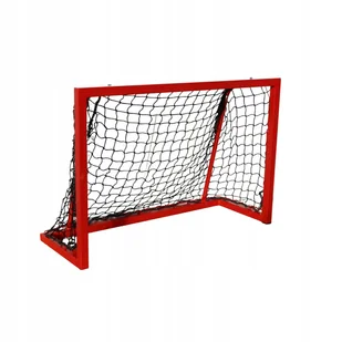 Bramka do Unihokeja Floorballu z Siatką MASTER Training Junior Metal 90x60 - Piłka nożna - miniaturka - grafika 1